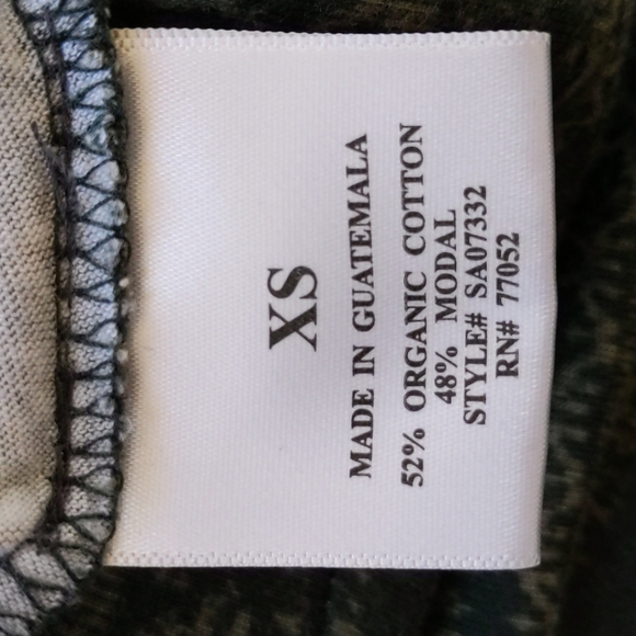 Threads 4 Thought Organic Cotton Modal Maxi Skirt XS Green - Picture 4 of 12